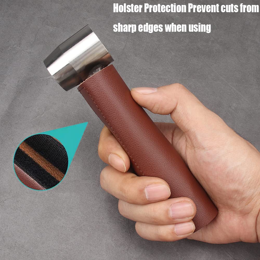 Llave manual de barrena Scotch Eye Auger, juego de brocas multiusos, herramienta de supervivencia de arbustos de campo taladro manual con funda, para acampar y mochilero al aire libre