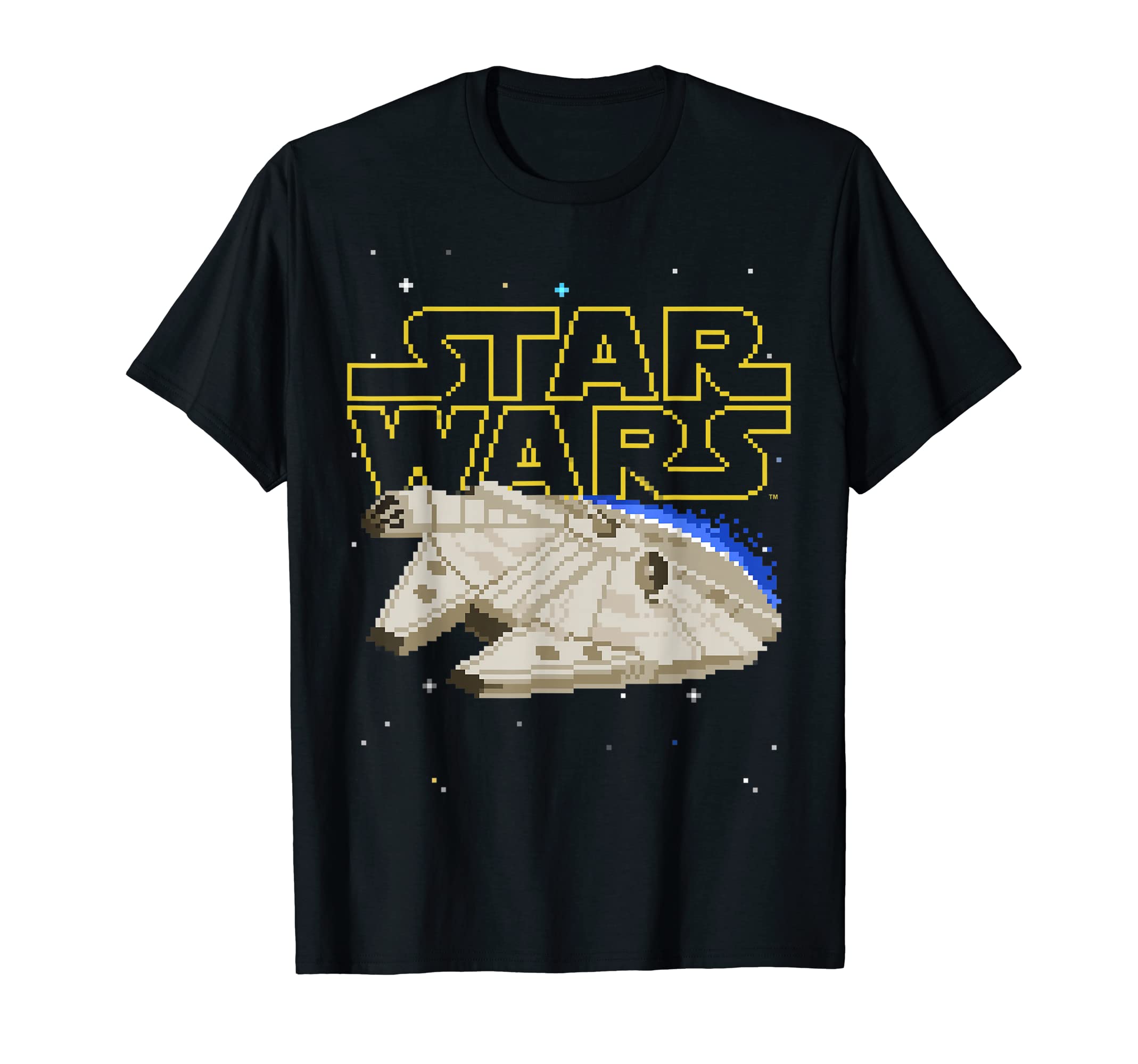 Star WarsMillennium Falcon 8-Bit Graphic T-Shirt