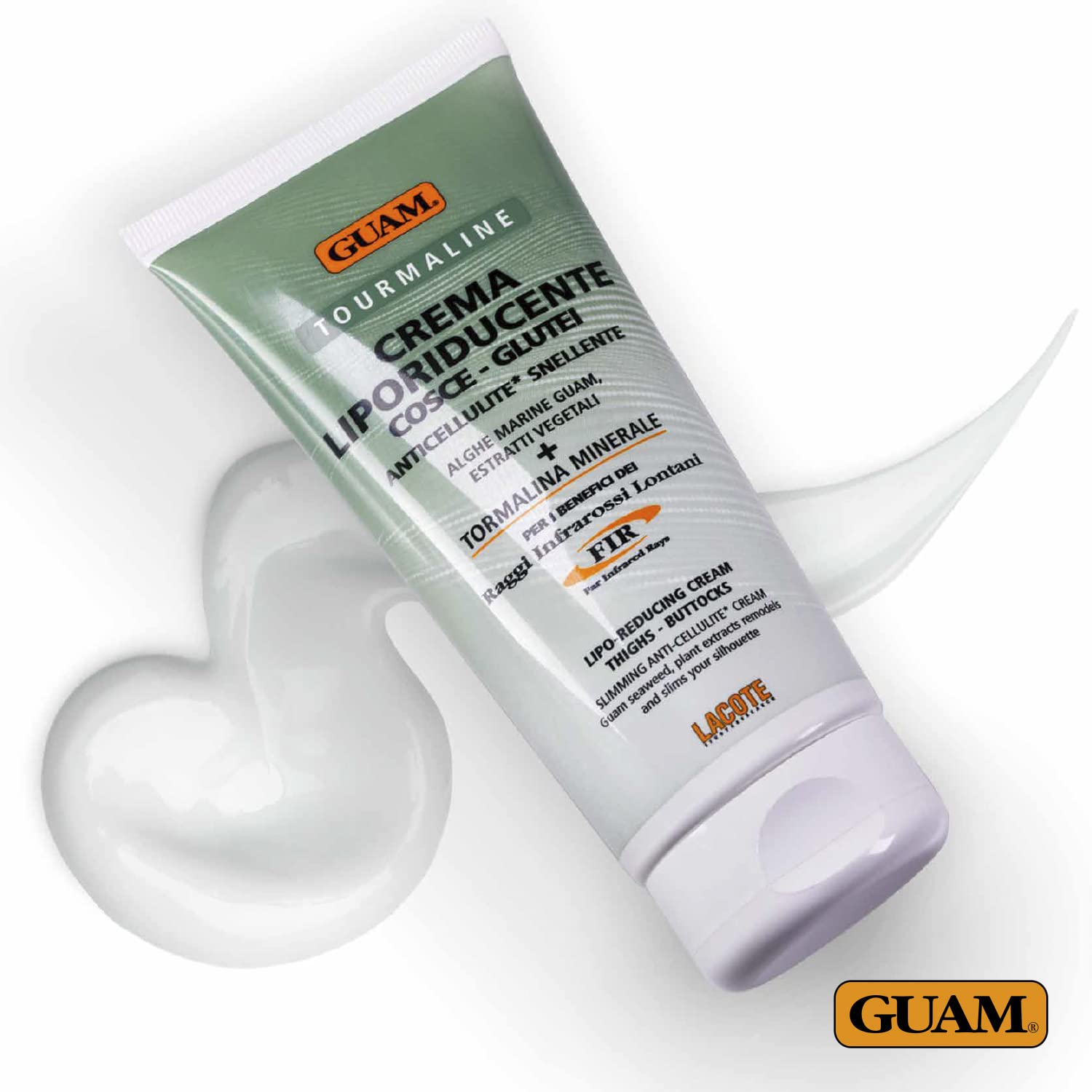 Guam Crema Liporiducente per Cosce e Glutei Alla Tormalina Minerale, 200Ml
