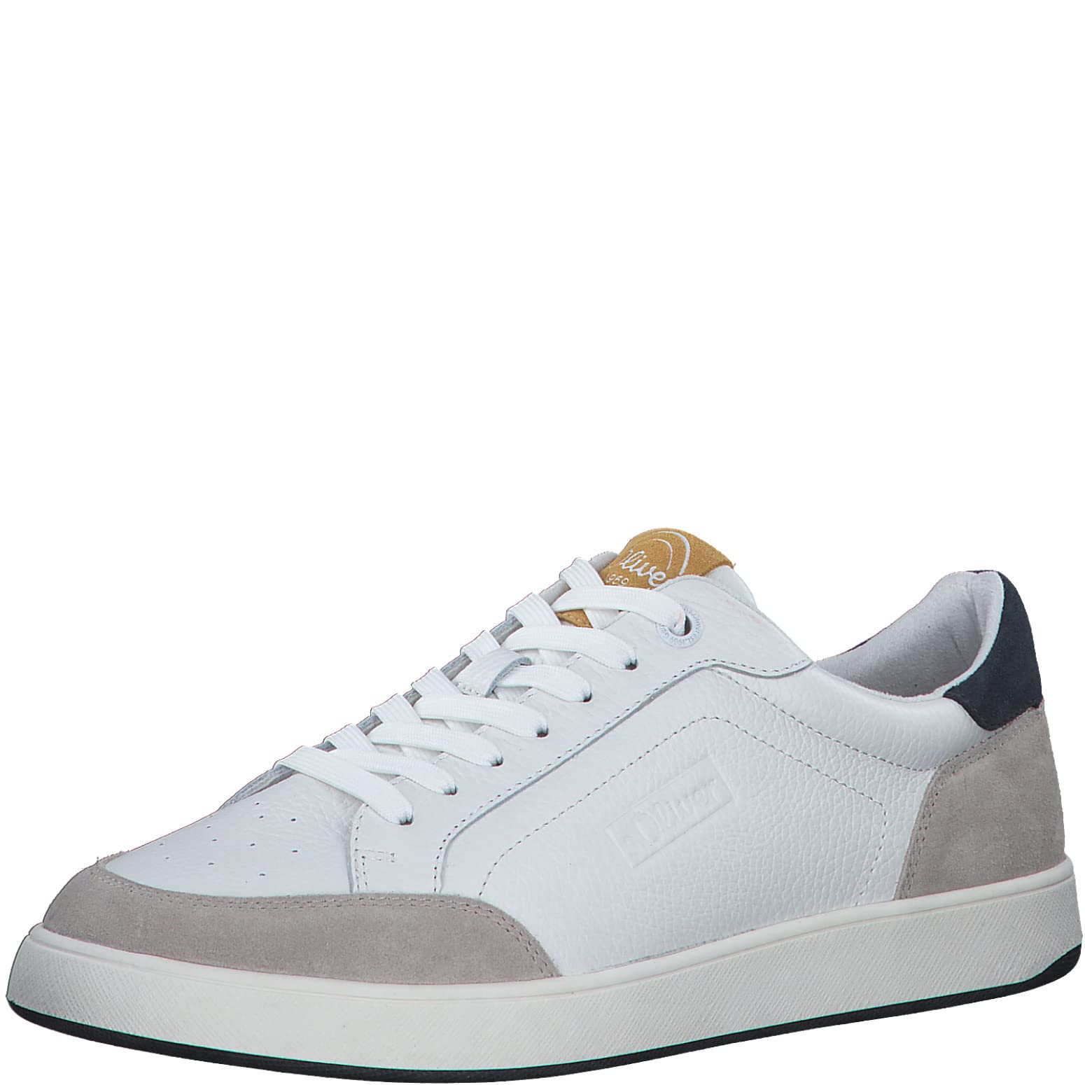 s.Oliver 5-13633-30 Men's Low Trainers, White Navy, 8 UK
