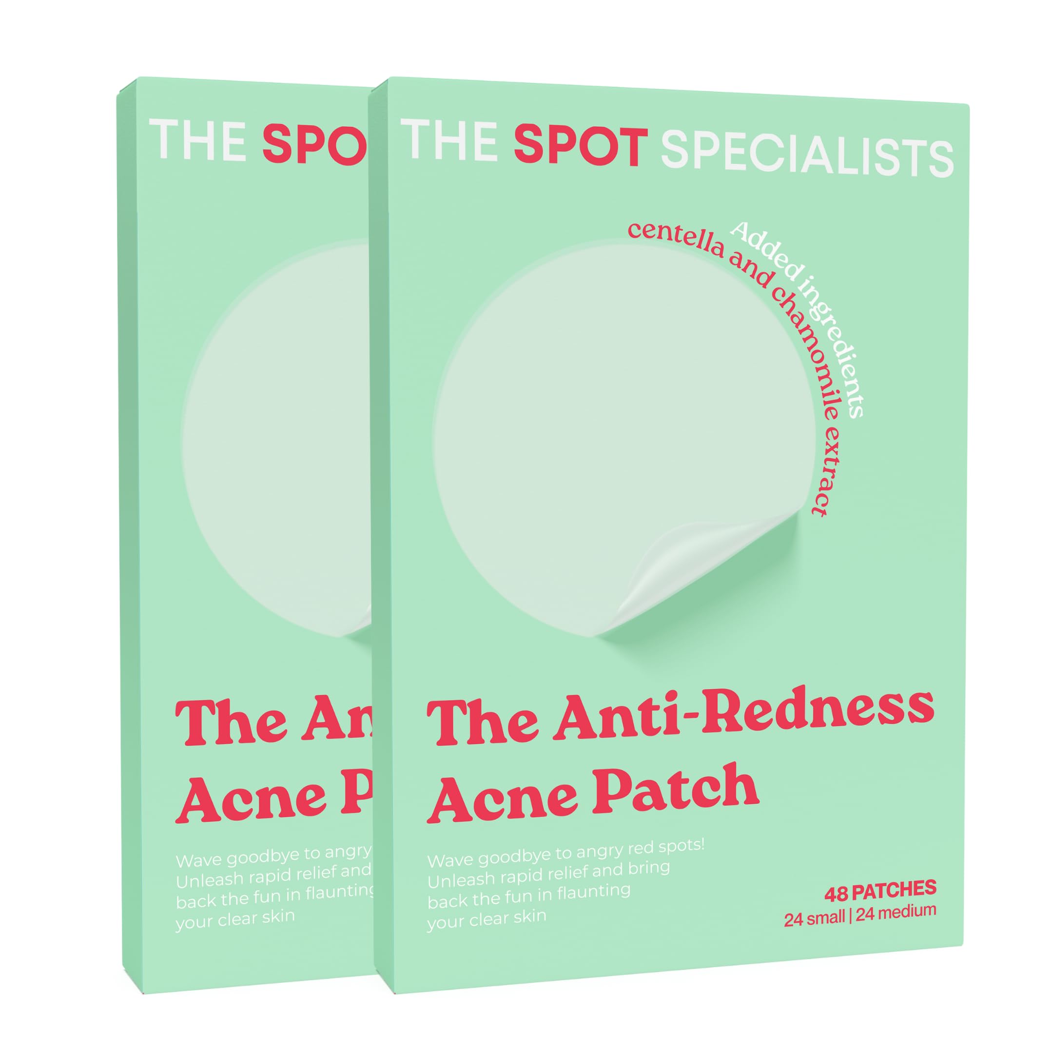 The Anti Redness Patch (2 Pack) | Bespoke Formula Pimple Patches for Face | Gentle on Skin, Tough on Redness |Results After 6 Hours | Strategically Curated Ingredients | Created By Dermatologists