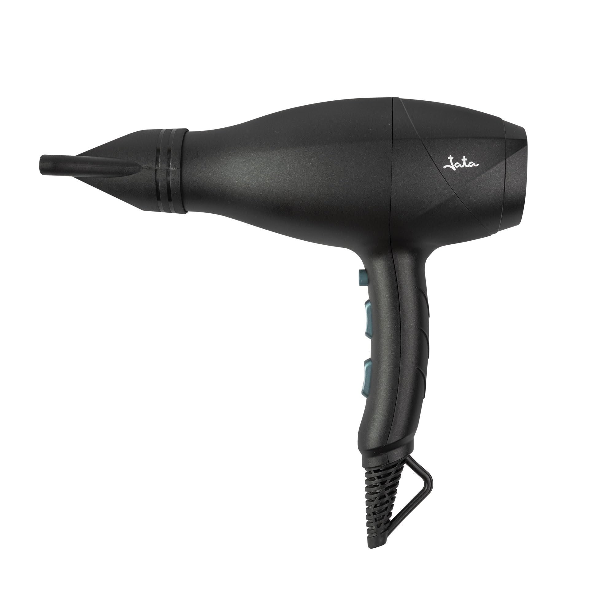 JATA JBSC1195 - Asciugacapelli agli ioni 2600 W, senza increspatura, con diffusore e concentratore, 3 livelli di temperatura e 2 flussi d'aria, pulsante a freddo