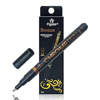 エナジーマーカー　銀　9枚セット Amazon | ブロンズペイントマーカーメタリック 油性アクリル