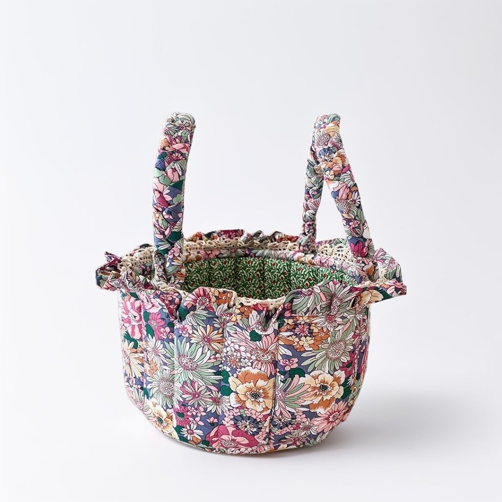 Small Storage Basket for Organizing | Shelf Closet Storage Baskets | Round Rope Basket Bins | Gift Basket |Cotton Rope pet Foldable Baskets for toys, magazines & books, CDs, clothes & towels. (1)