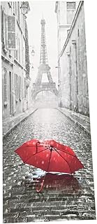 BESPORTBLE Adesivo De Parede Estante 3D Adesivo De Porta Adesivo De Porta De Estante Decoração De Porta De Torre Eiffel Adesivo De Porta De Torre Eiffel Adesivos De Torre Eiffel Decalques De