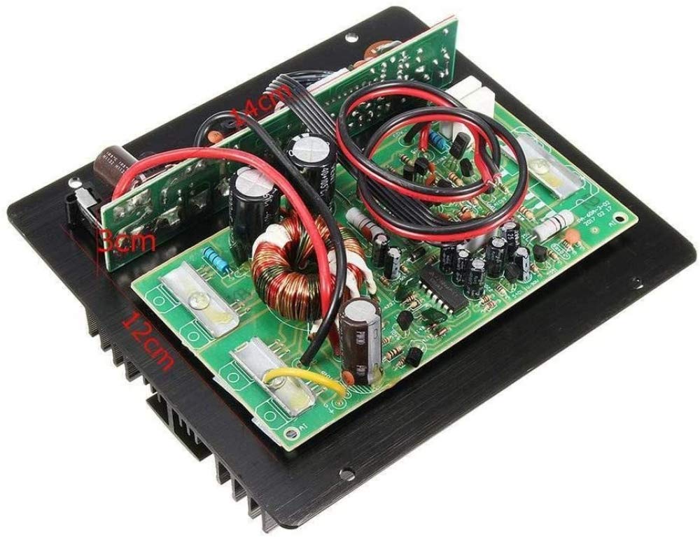 Amazon.co.jp: カーパワーアンプ、12V 600Wモノラルオーディオ
