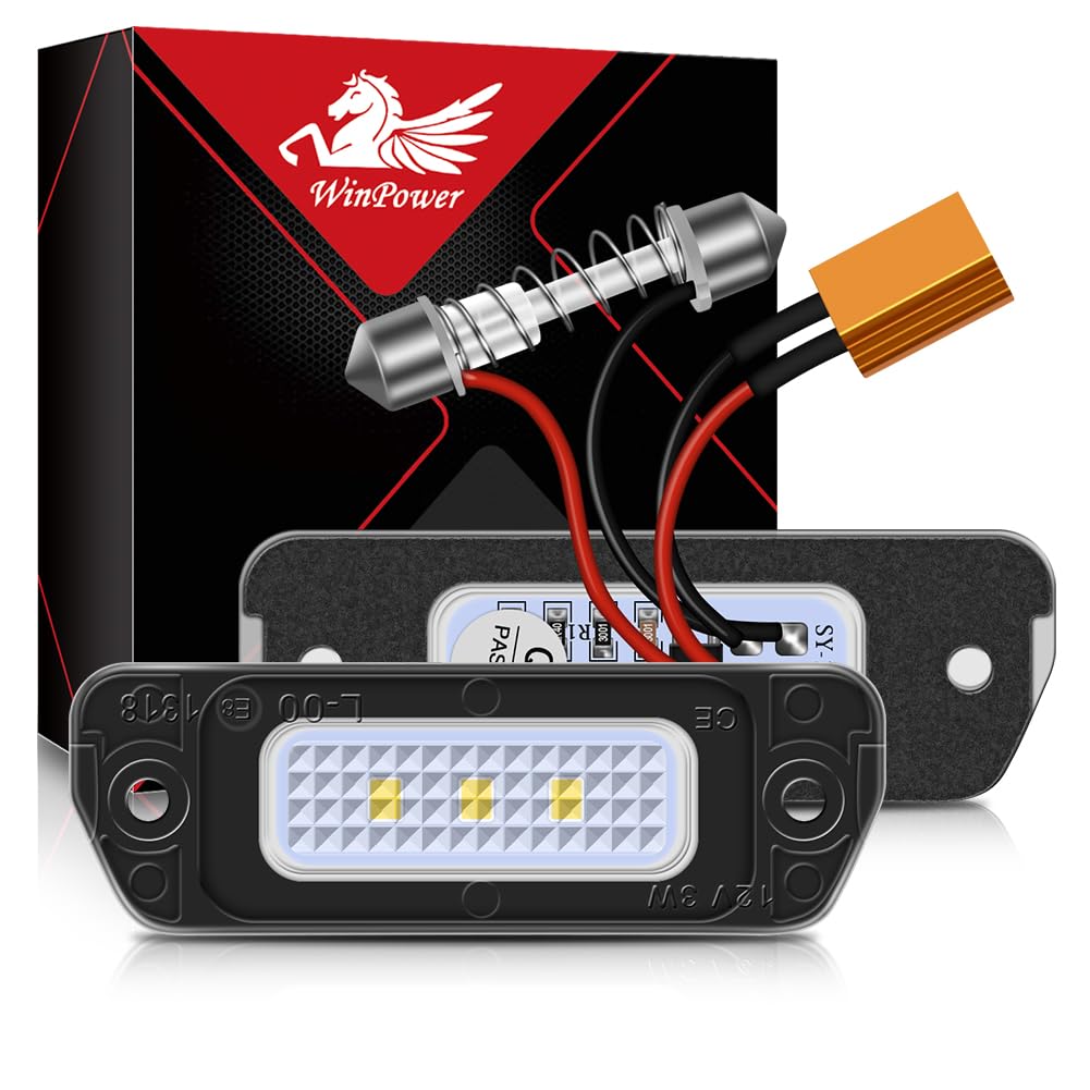 2x LED PREMIUM Kennzeichenbeleuchtung Für Mercedes ML W164 GL X164 R-Kl