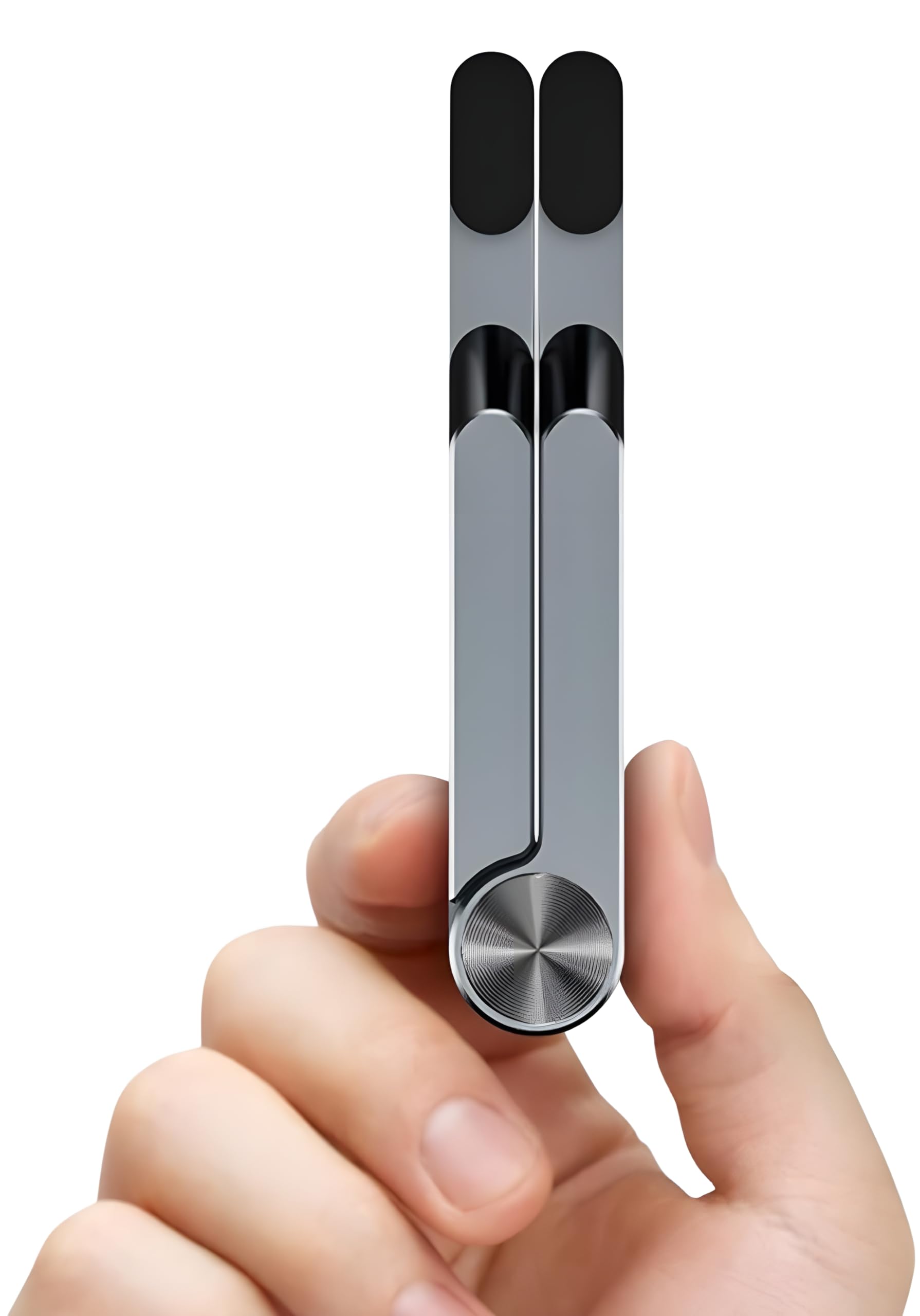 Universal Pocket-Sized Foldable Mobile Phone Holder Dock, Smartphone Kickstand Mount Compatible with All Mobile Phones (Grey)-image-23