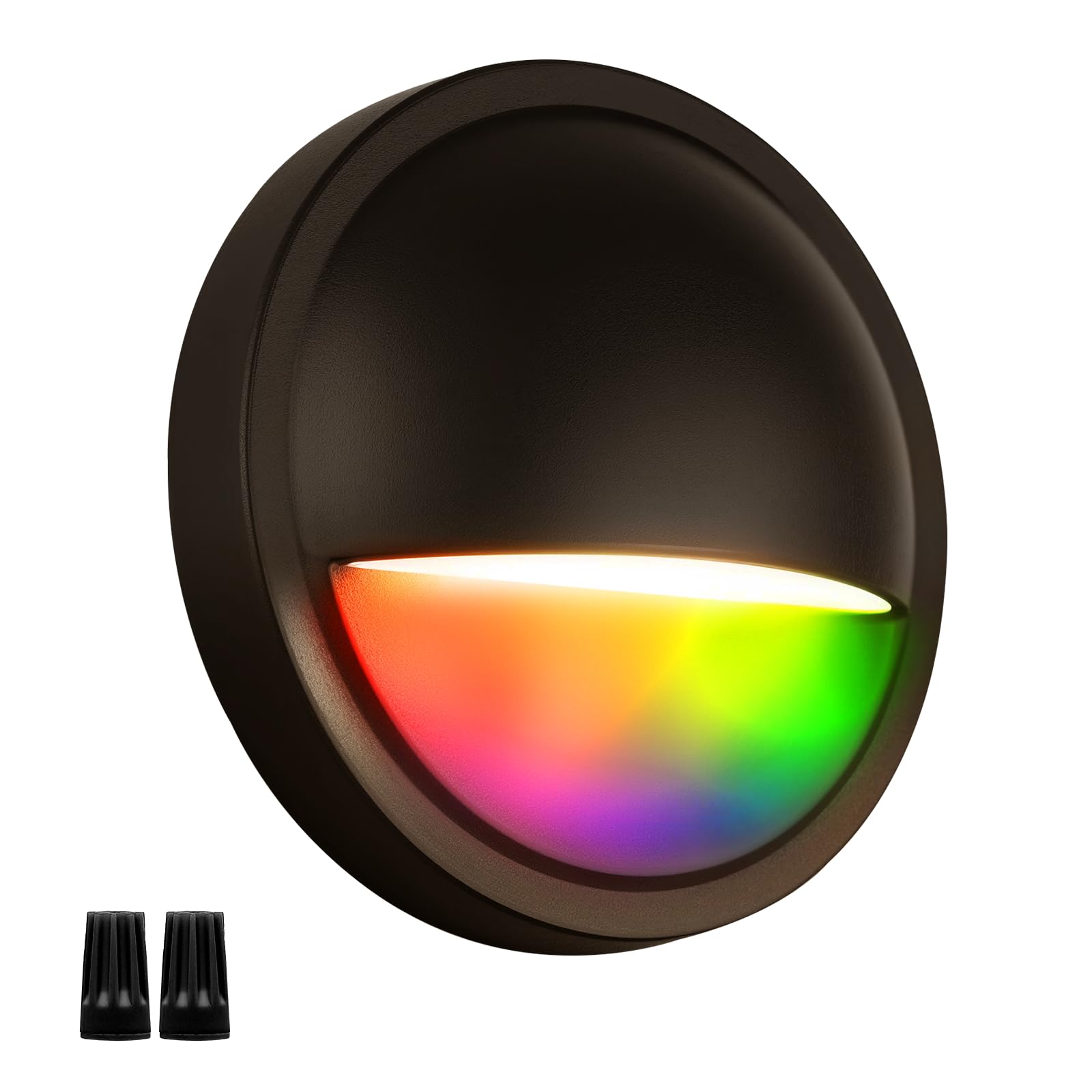 RGB LED Deck Lights Low Voltage Outdoor for Surface Mount