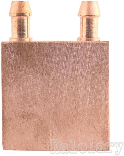 Bloque de refrigeración por agua de cobre puro para computadora, intercambiador refrigerado por agua, cabezal endotérmico para enfriador de agua