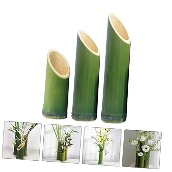 花瓶 竹 3点セット　竹型花瓶 61M5qpoPUlL._UF350,350_QL80_.jpg