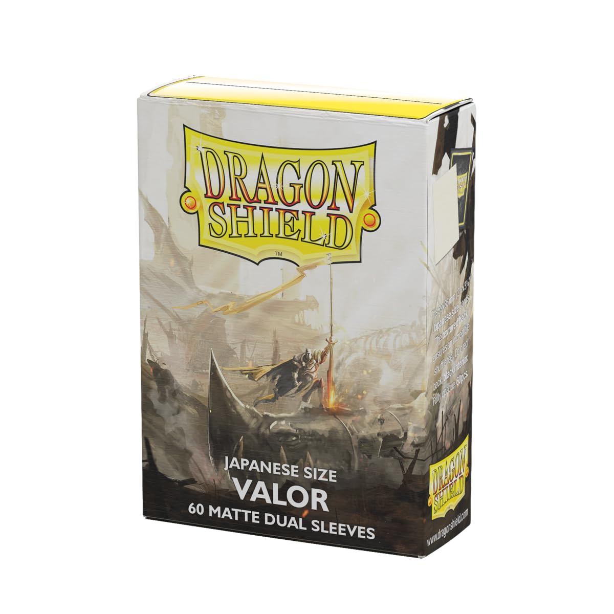 Dragon Shield - Matte Dual - Japanese Size Card Sleeves | 60 CT - Smooth & Tough Premium TCG Sleeves - Compatible with Yu-Gi-Oh, Naruto, Cardfight & Vanguard | Valor โ image 1