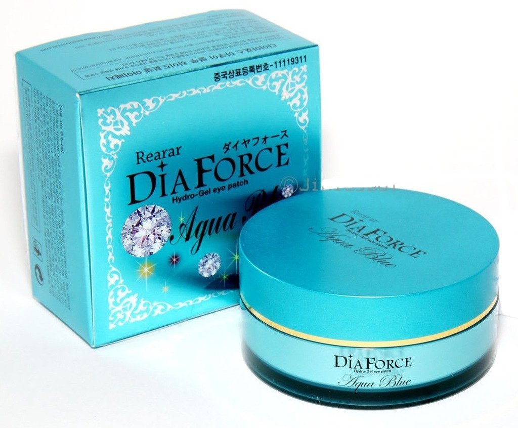 Rearar Diaforce Hydro Gel Eye Patch Aqua Blue 60pcs Miskin Moisturizing Gold by Rearar Diaforce