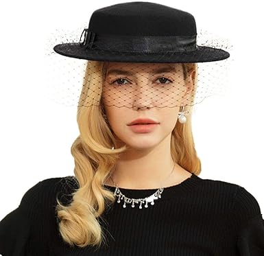 Felt boater hat womens Clearance