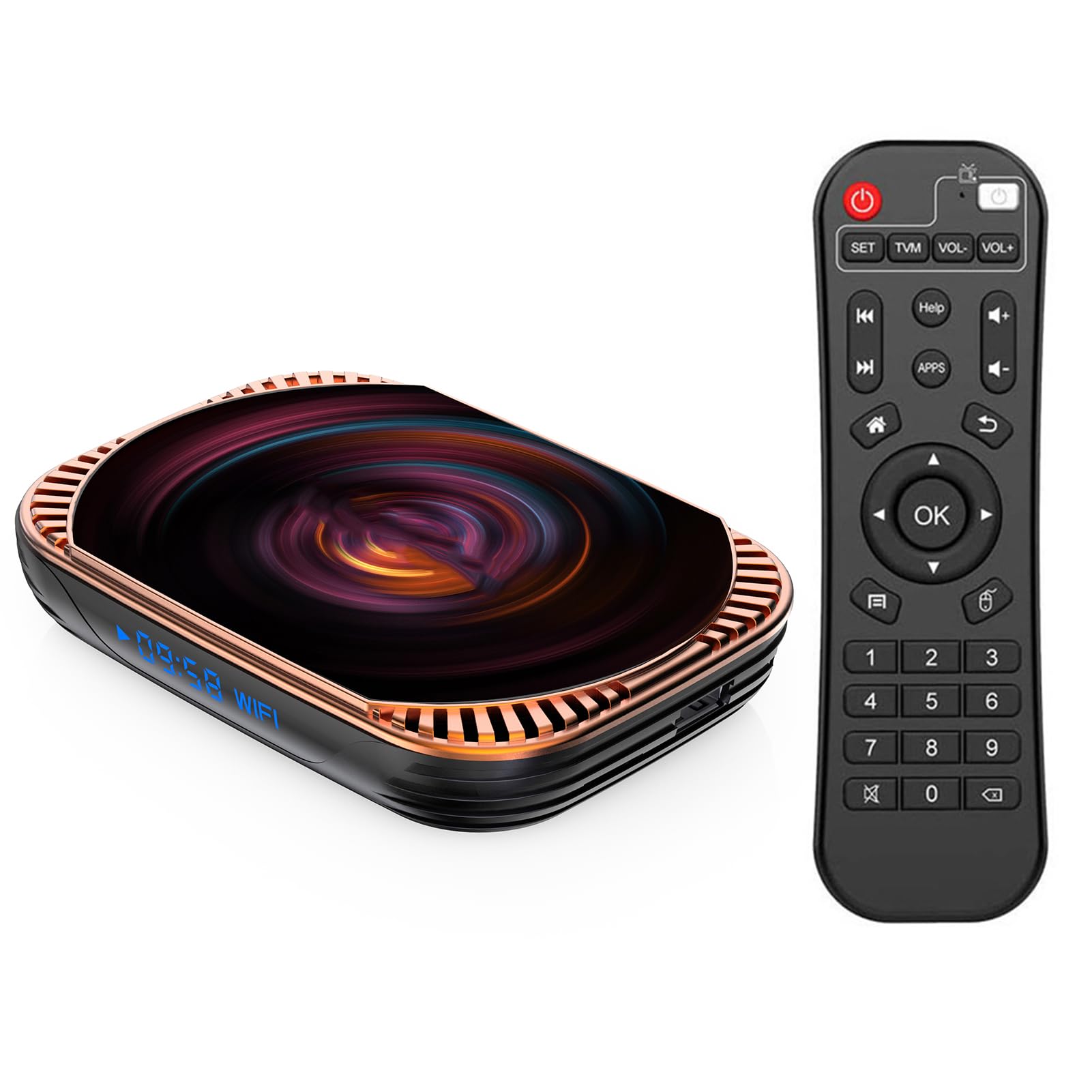 Matybobe Box TV WiFi Doppio 8K 2.4G/5G Box TV WiFi Dual Band 2.4G/5G