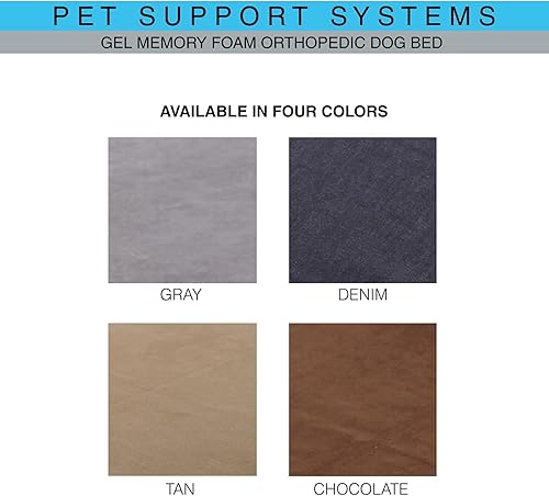 Miniatura 7 de Cama ortopédica de espuma viscoelástica de gel grande de 7 pulgadas con cojín  100% fabricada en Estados Unidos con espumas Certi-Pur  Diseñada para