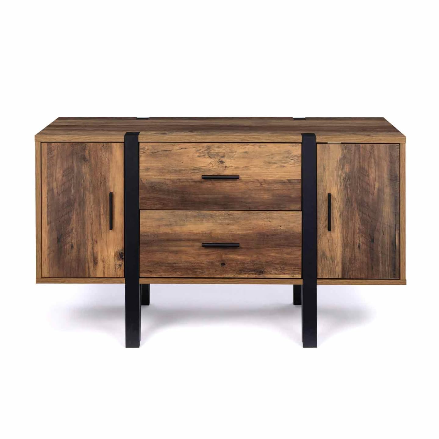 IDMarket - Buffet Bas 105 cm Austria Bois Pied épingle