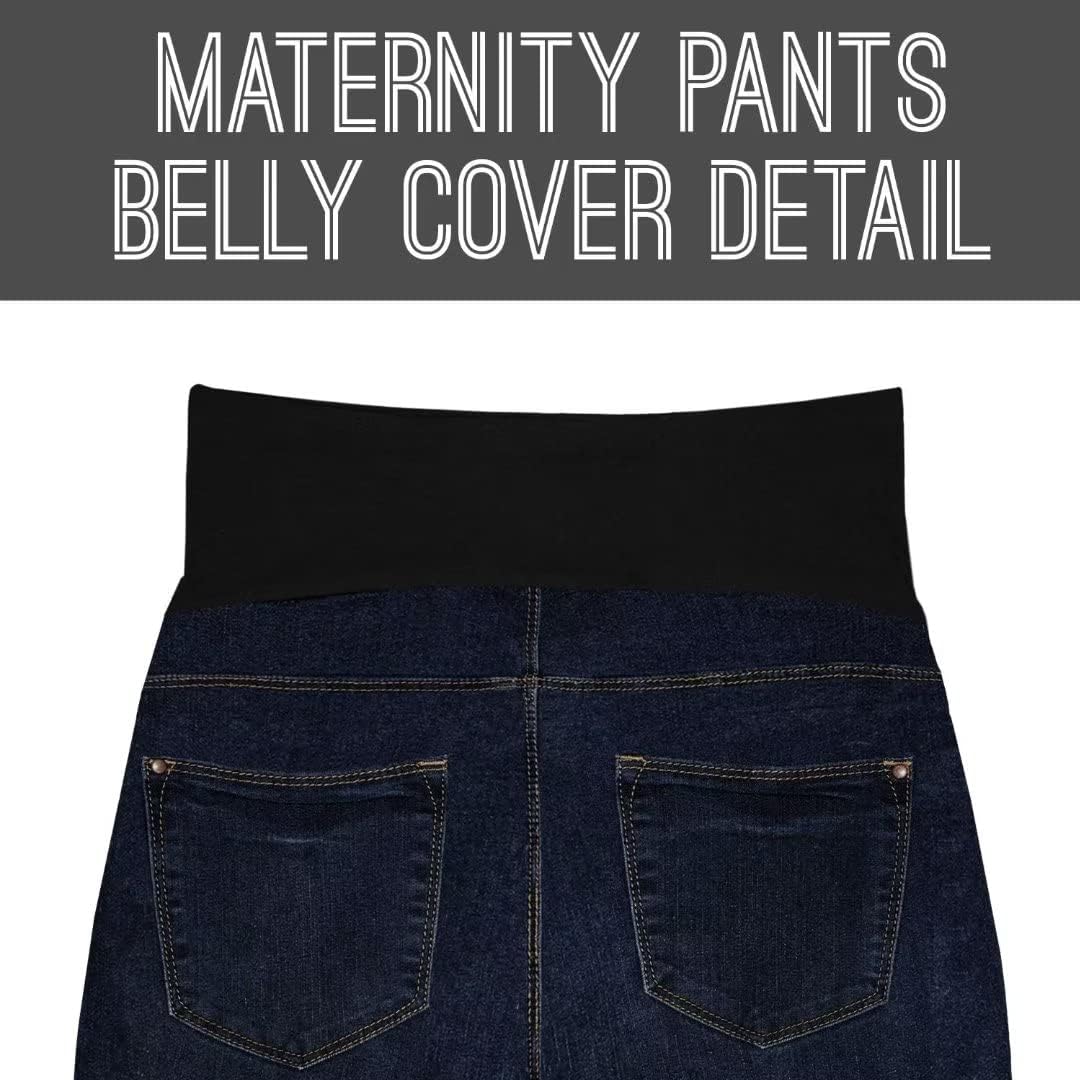 Hybrid & Company Women Super Comfy Stretch Maternity Bermuda Short - Image 4