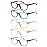 JOSCHOO 5-Pack Reading Glasses Blue Light Blocking Spring Hinge Readers for Men Women Computer Eyeglasses (5Clours-4, 2.5, x)