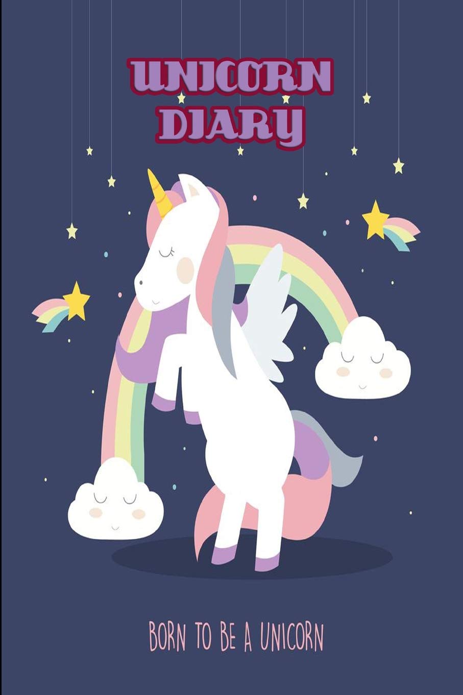 Unicorn Diary: Unicorn 2019 Weekly Planner, Pretty Diary A Week To A Page