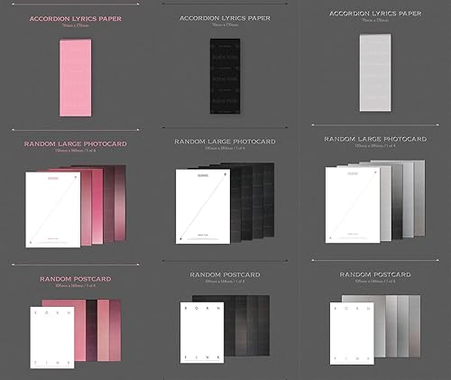Miniatura 4 de BLACKPINK - BORN PINK BOX SET ver. 2 álbum+póster plegado (ver GRAY.)