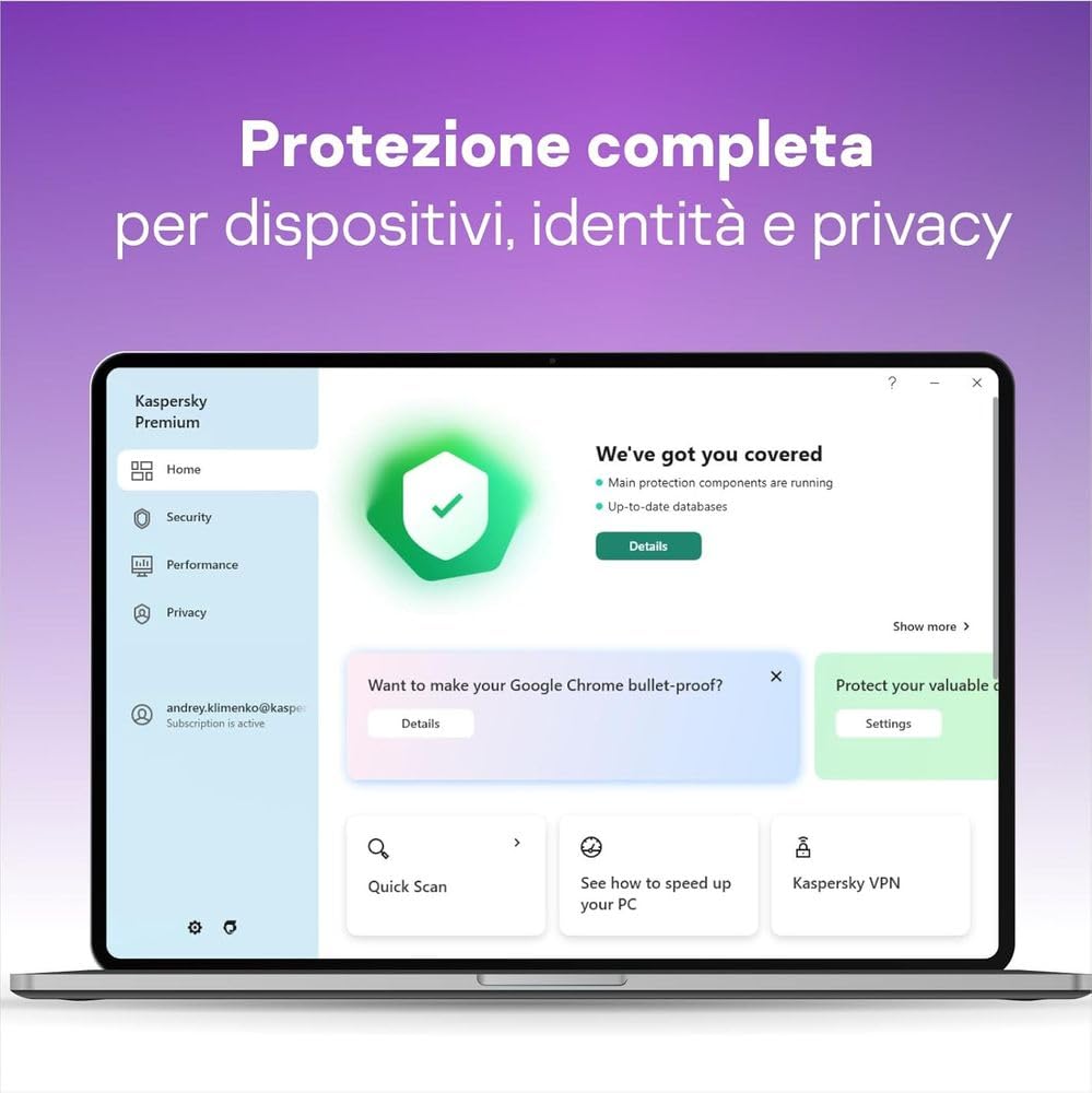 nextradeitalia Kaspersky Total Security 2021 PC/Mac/Android/iOS -1 rok - 10 DISPOSIT nx2