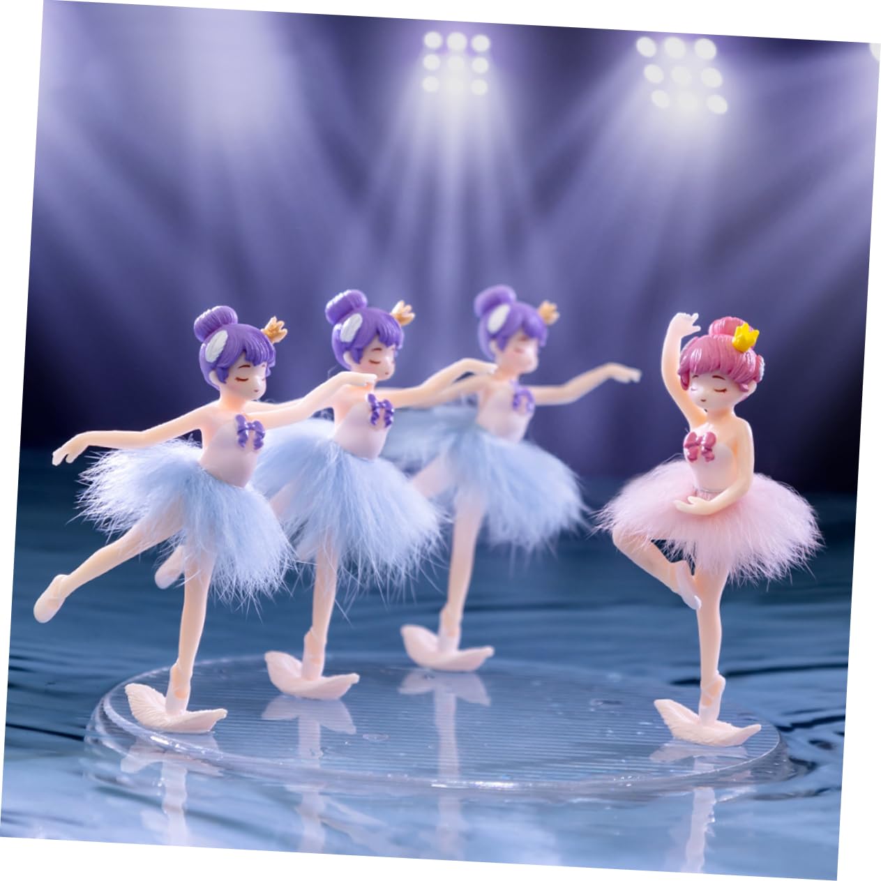 Alasum 16pezzi Decorazione Statue per Topper per e Compleanni e Accessorio per Cake Design