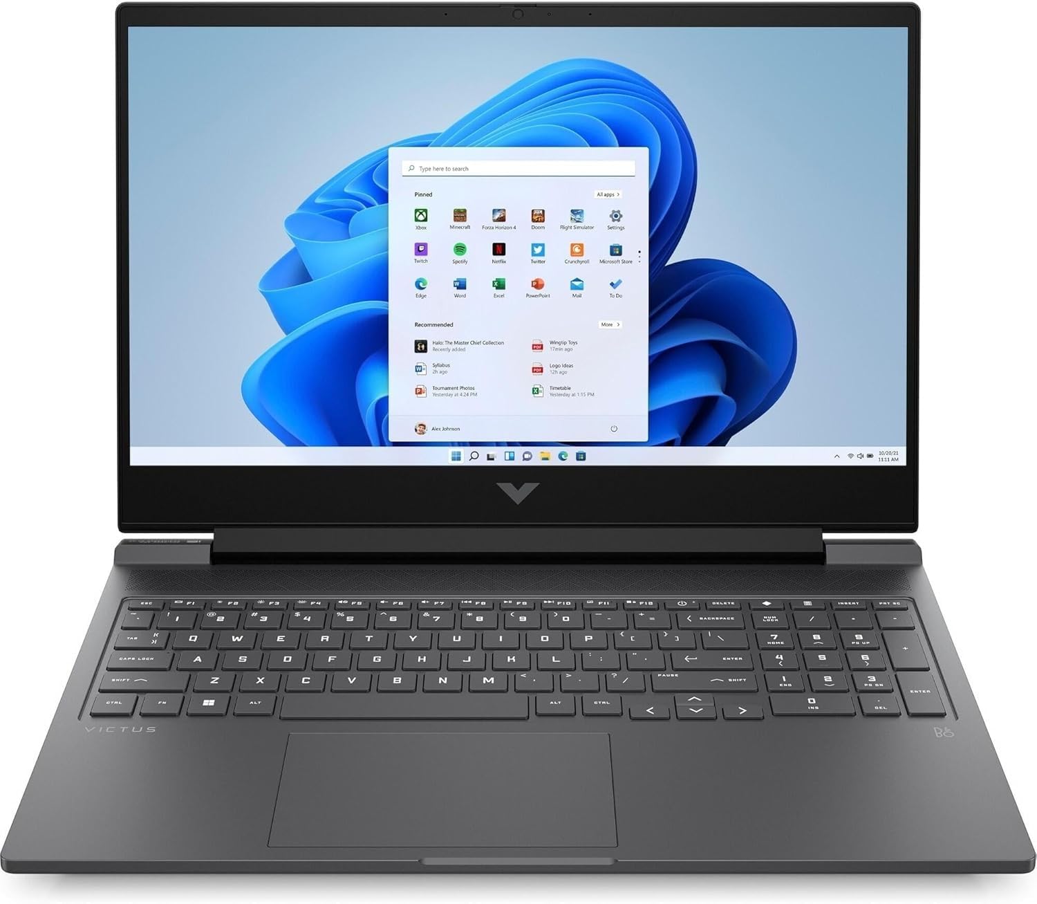 HP Victus 16-r0013sl Notebook, Intel Core i7-13700H, RAM 16GB DDR5 5200MHz, 1TB SSD, Display 16.1" FHD IPS 144Hz, RTX 4070 8GB, Wi-Fi 6E, BLE 5.3, Windows 11, 3 Mesi di PC Game Pass Incluso, Nero