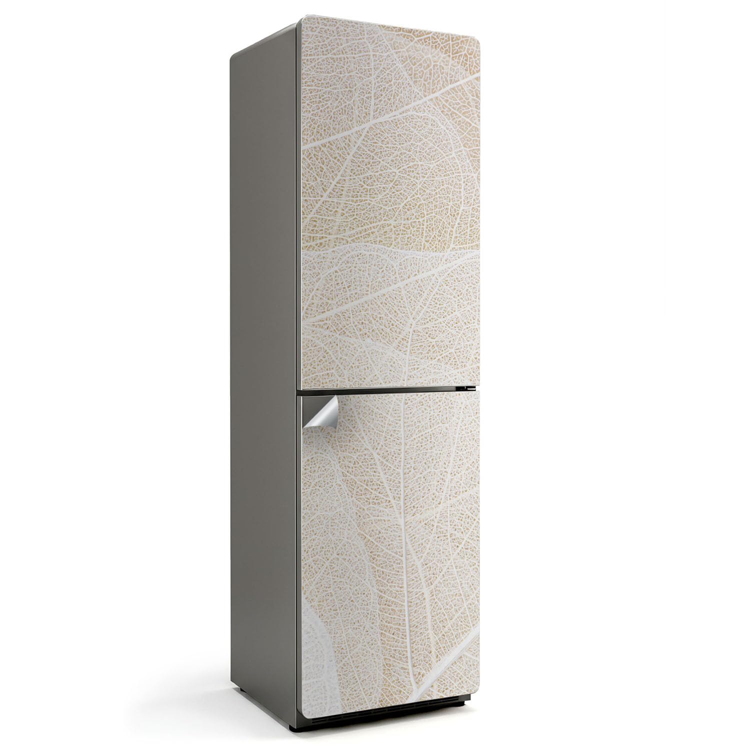 Vinilo de nevera adhesivo 60x205 cm pegatina decorativa de cocina con diseño de hojas y plantas