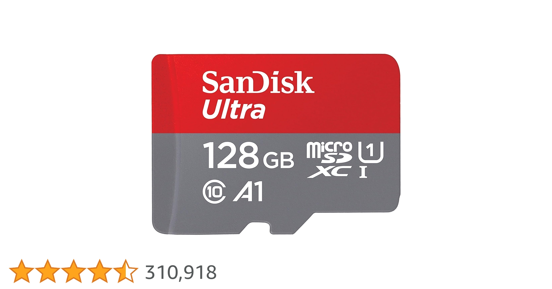 SanDisk 128GB Ultra MicroSDXC UHS-I Memory Card with Adapter