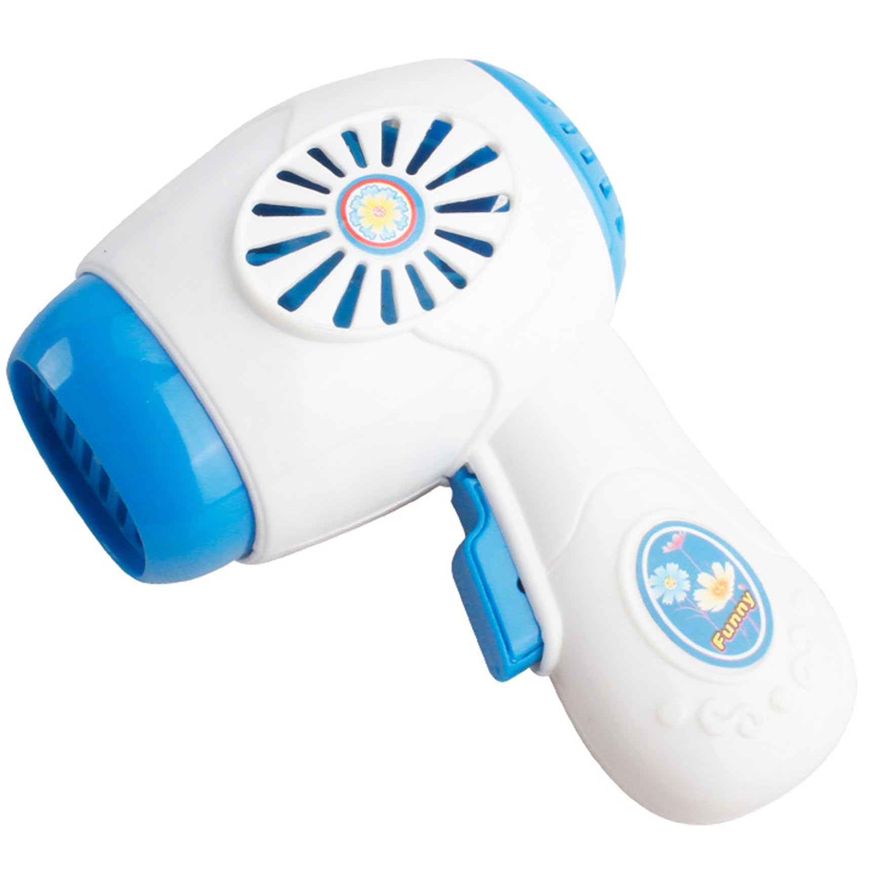 Yeaxxsqy Toy Hair Dryer – Realistic Kids Blow Dryer Toy, Plastic Pretend Play Toys, Mini Doll House Accessories, Blue
