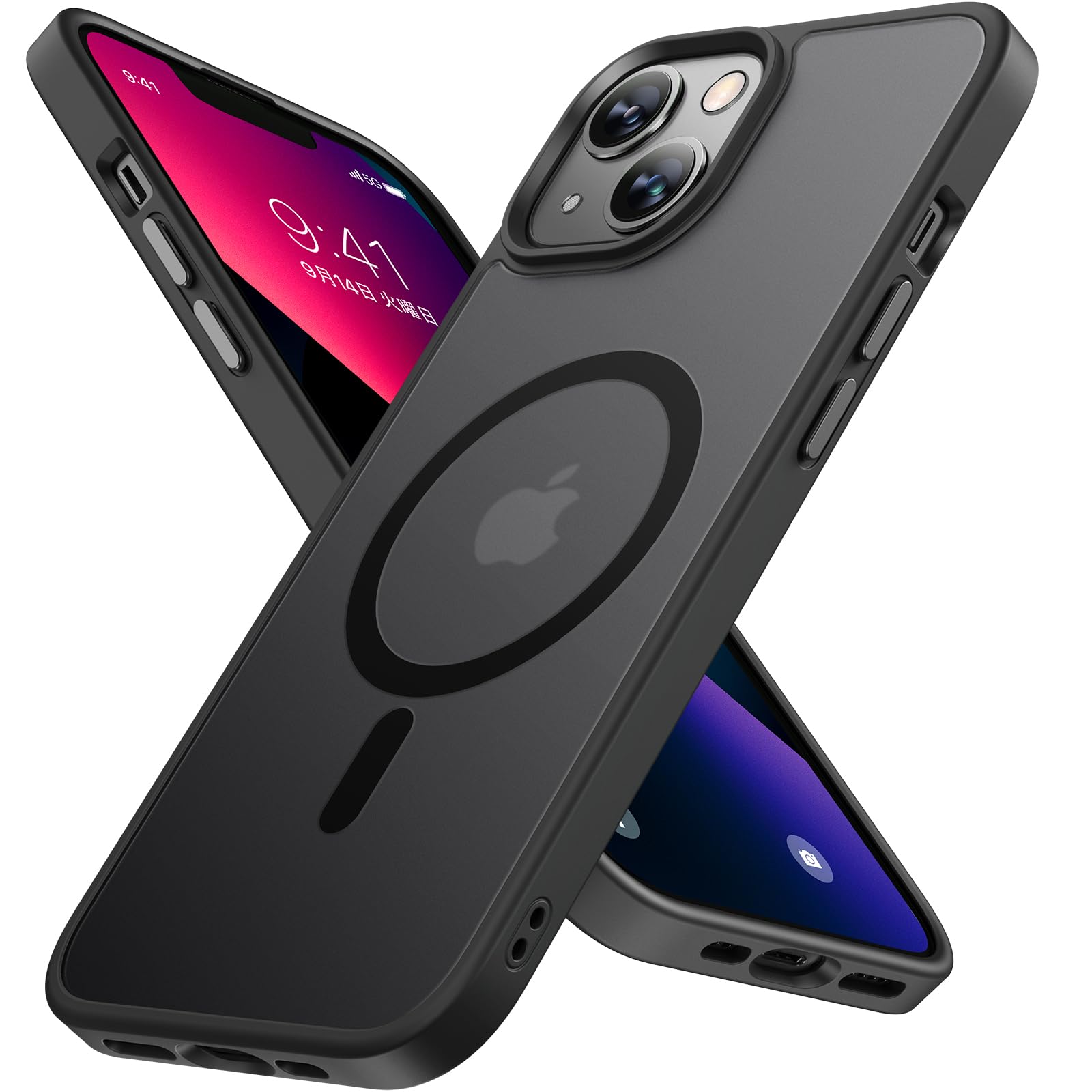 Amazon.co.jp: Miracase iPhone13 ケース【Magsafe対応・MIL米軍規格