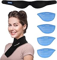 Vista 1 de Paquete de hielo para el cuello, bolsa de hielo cervical para aliviar el dolor, reutilizable para terapia fría y caliente, bolsa de hielo y muelas