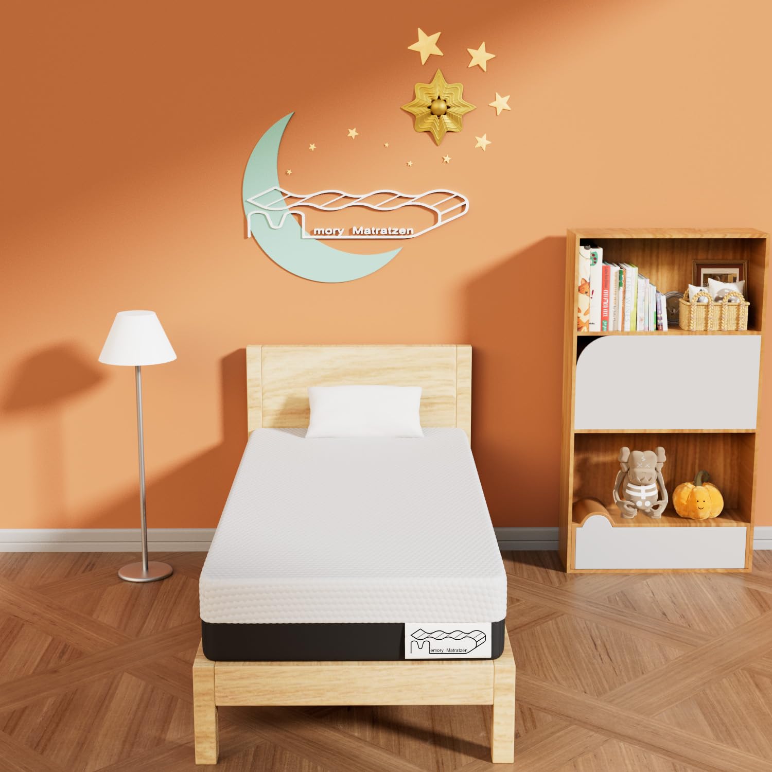 Materasso schiuma sfoderabile 90 x 200 cm durezza media CHEER | Leroy