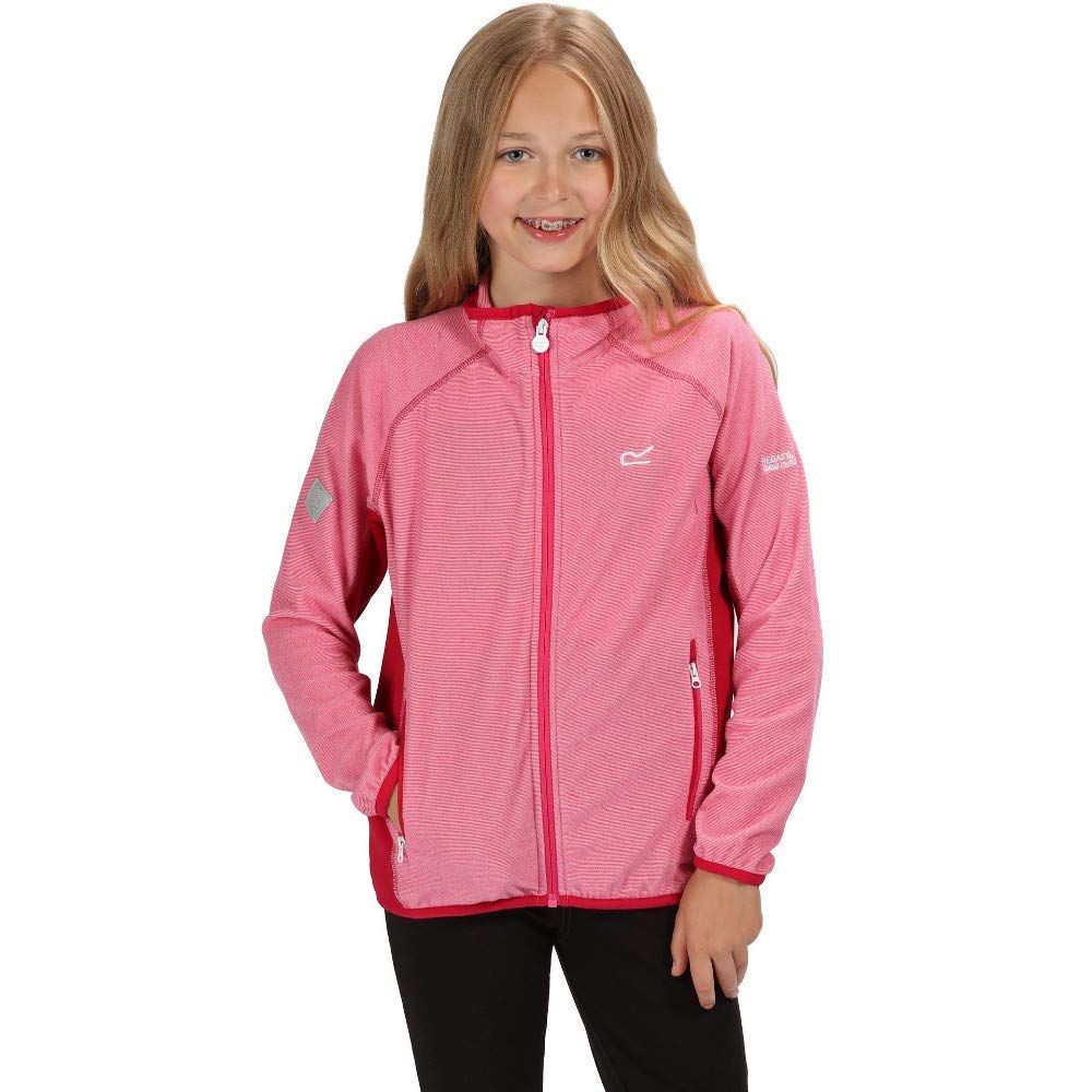Regatta Unisex Kids Pira Fleece Jacket - Warm, Durable, With Drawstring Hem & Zip Pockets 5 thumbnail image
