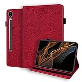 ➤ Único y a la moda: la funda protectora adopta un proceso de estampado único y la superficie de la funda está cubierta con un mandala en relieve. Los colores brillantes y vibrantes son muy atractivos. Haga que su tableta se destaque con este estuche innovador y elegante.