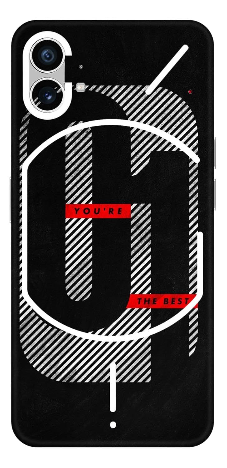 SKIN FACTORY Mobile Skin Sticker Compatible with Nothing Phone 1 Skin Not Back Cover, Camera & Back Protector Mobile Skin Wrap; Nothing Phone 1-SF-016