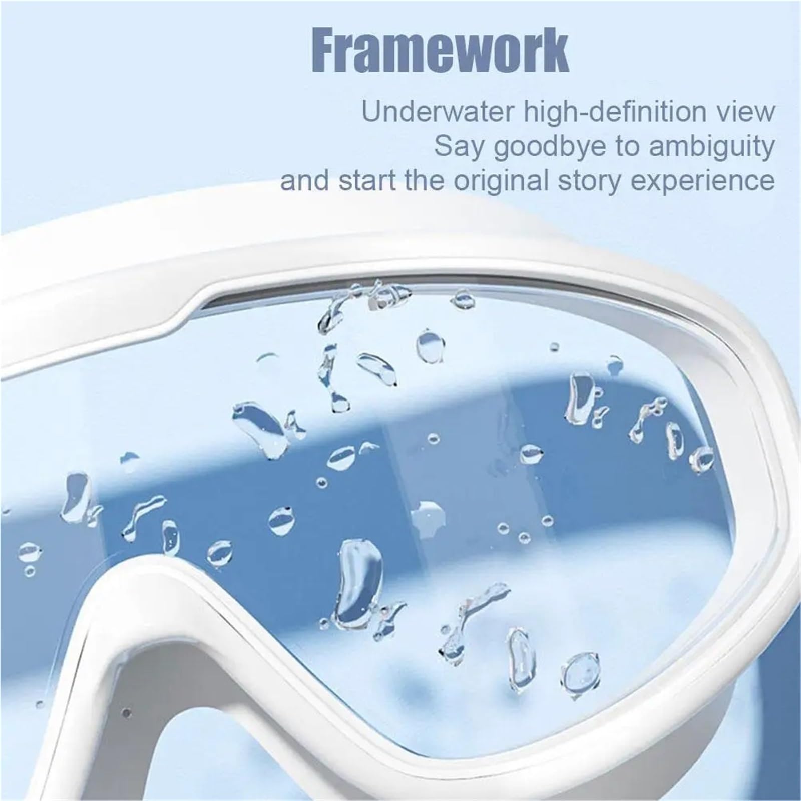 Gafas de natación for adultos silicona Para Deportes