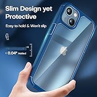Vista 637 de TAURI Funda magnética 2 en 1 transparente para iPhone 14 Pro, compatible con Magsafe [no amarillenta] con protector de pantalla, protección de grado