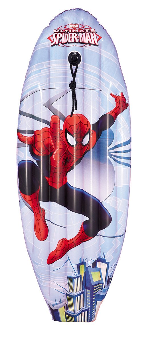 Bestway-98017 Bestway Inflatables 6942138910148 Colchoneta Hinc. Surf 114X46 Cm Spiderman, Multicolor (Kovyx Outdoor Amazon ES 25857