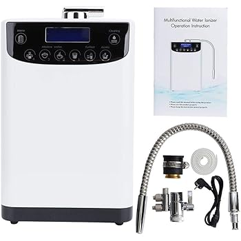 Diyeeni 9000l Purificateur D Eau Ioniseur D Eau Fonction De Nettoyage Automatique Des Electrodes Machine De L Eau Alcaline De Ph 4 5 10 Pour La Maison Le Bureau L Ecole Ac220 V Bouchon Ue Amazon Fr Cuisine Maison