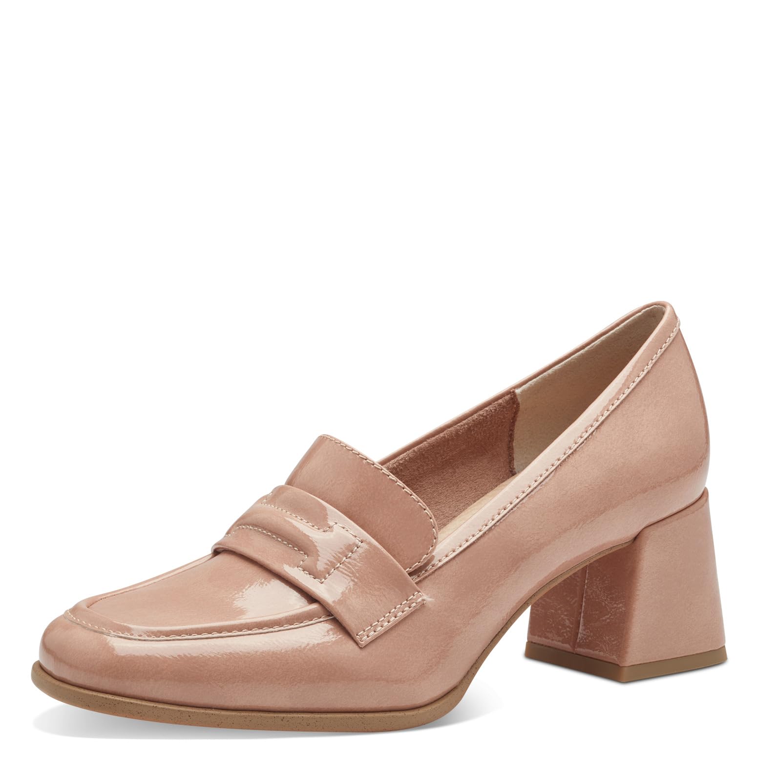 MARCO TOZZI Women's 2-24420-42 Loafers, Rose Patent, 5.5