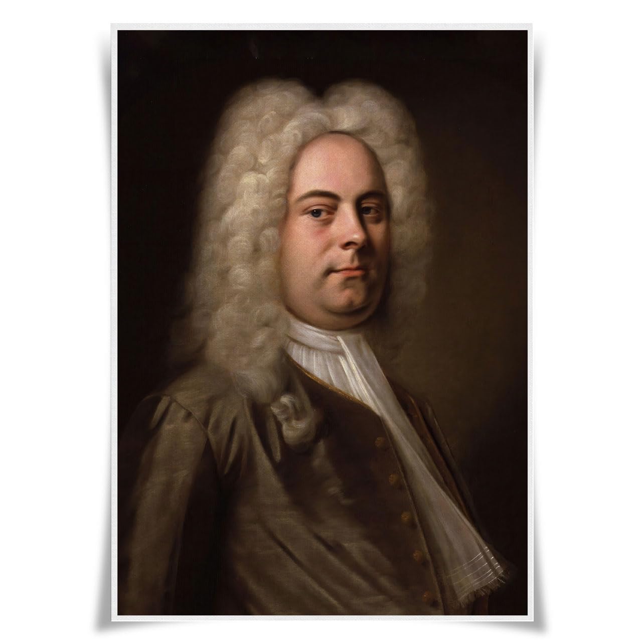 Nice Captain Top 50 Classical Composers Portrait Poster Musician A3 Prints Wall Art Decor (10 George Frideric Handel)