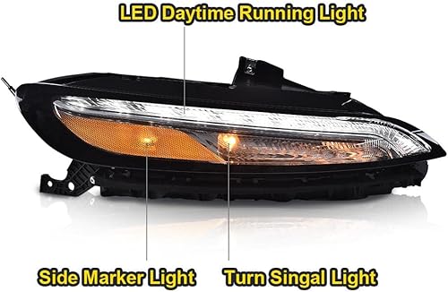 Miniatura 2 de CHEDA Luz LED blanca DRL de estacionamiento intermitente para pasajero derecho compatible con Jeep Cherokee 2014-2018 68157102AQ