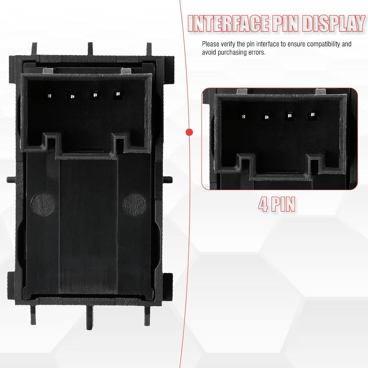 5G0959855L Window Switch Passenger Compatible with Atlas Cross Sport Golf SportWagen Atlas Golf Jetta e-Golf Golf R GTI Golf Alltrack Taos