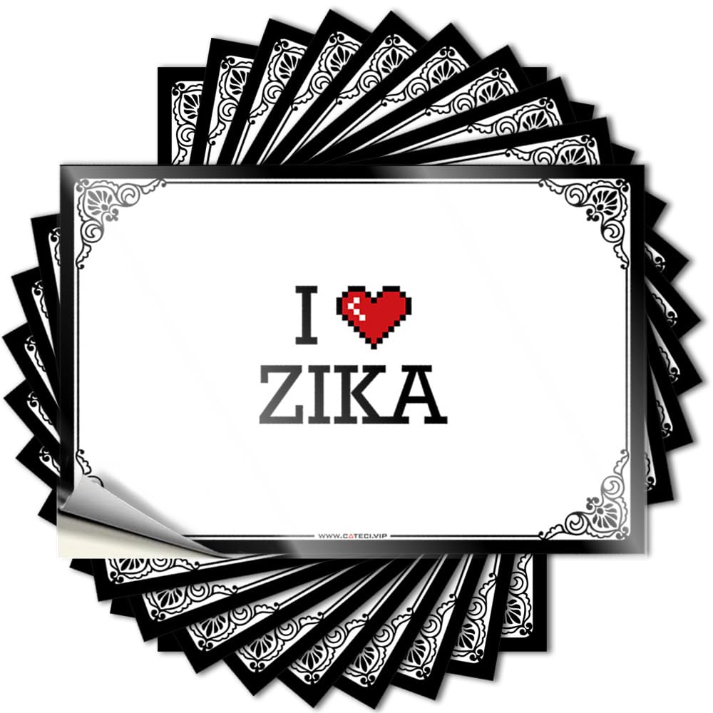 Summer Sticker, Country Stuff Tumbler I Love Zika | Funny Quote Hunting Decals(12X18CM)