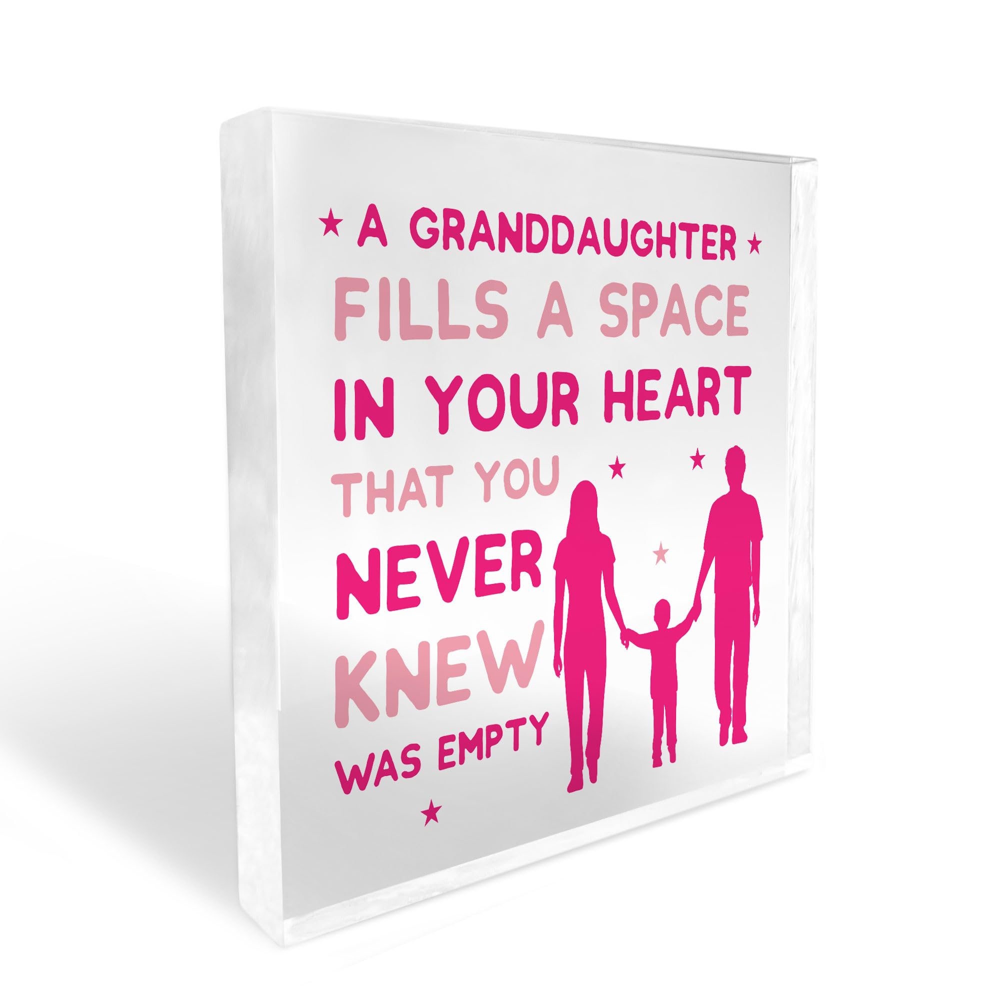 Red Ocean Granddaughter Gift From Grandparents Thank You Granddaughter Christmas Birthday Gift From Nan Grandad Grandma Keepsake
