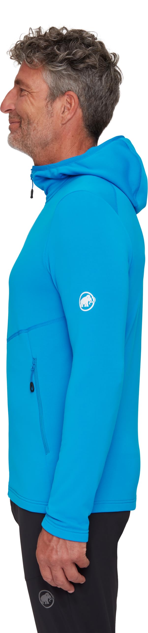 Mammut Aconcagua Light ML Hooded Jacket Men – Męska Bluza z Kapturem | Lekka i Polarowa | Glacier Blue, Rozmiar XL