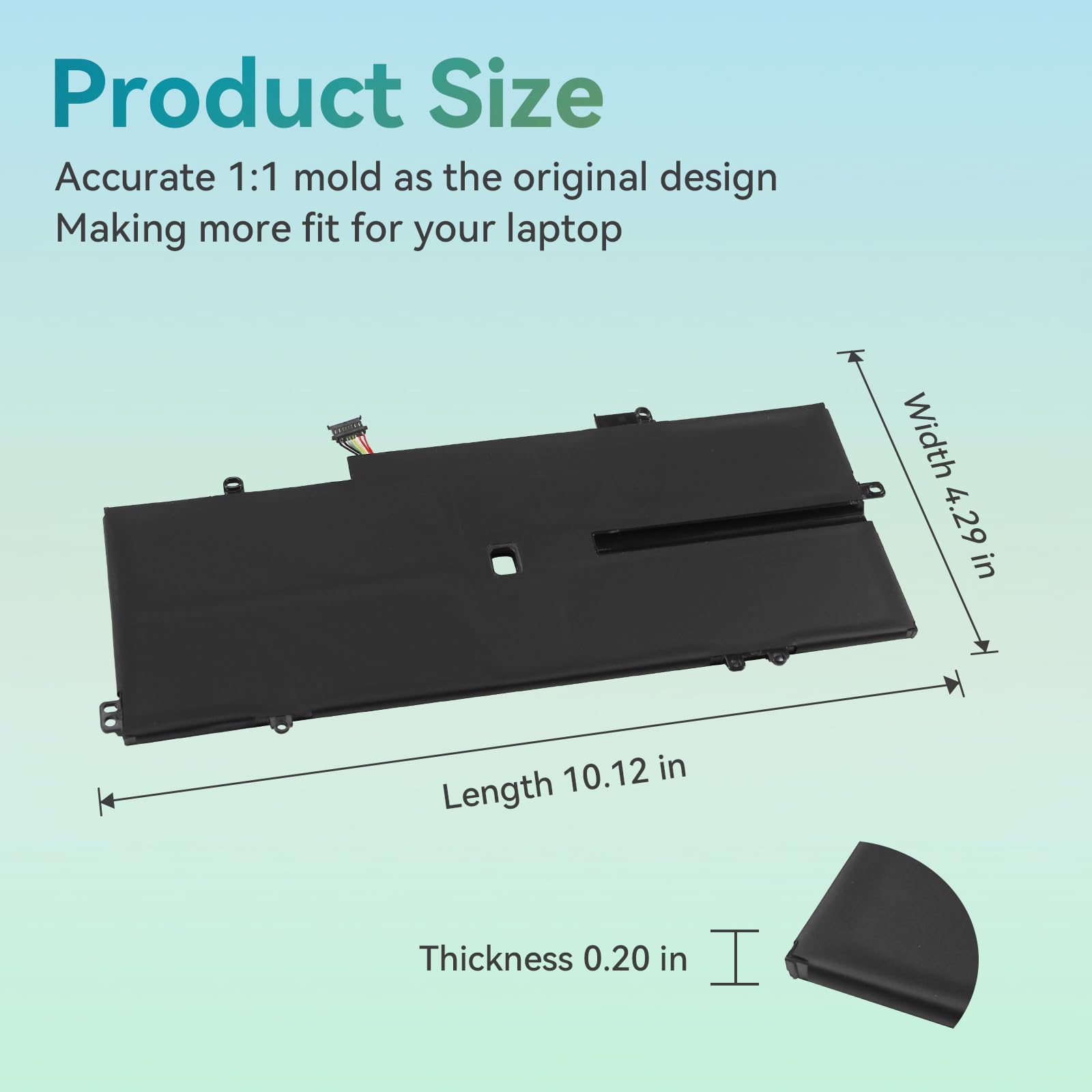 K KYUER 51Wh L18C4P71 L18L4P71 Batteria per Lenovo ThinkPad X1 Yoga 2019 2020 4th 5th Gen ThinkPad X1 Carbon 2019 2020 7th 8th Gen 20QD 20QE L18M4P72 02DL004 02DL005 02DL006 5B10W13930 5B10W13931
