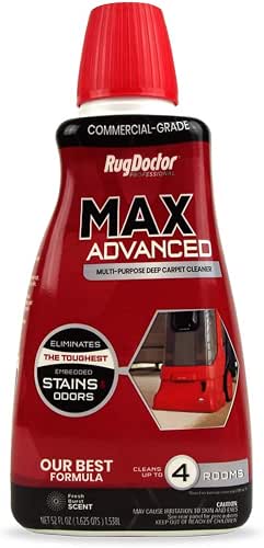 Rug Doctor Max Advanced Deep Carpet Cleaner Solution 52 oz
